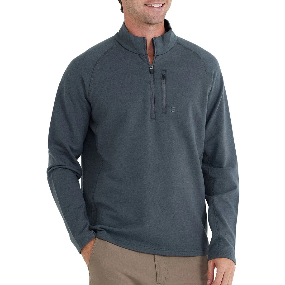 Men's Bamboo Heritage Fleece Quarter Zip 2 Men's Bamboo Heritage Fleece Quarter Zip - Image 2