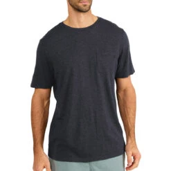 Men's Bamboo Heritage Pocket Tee -Urban Trail Sales Store heritage pocket tee heritage black men top 1