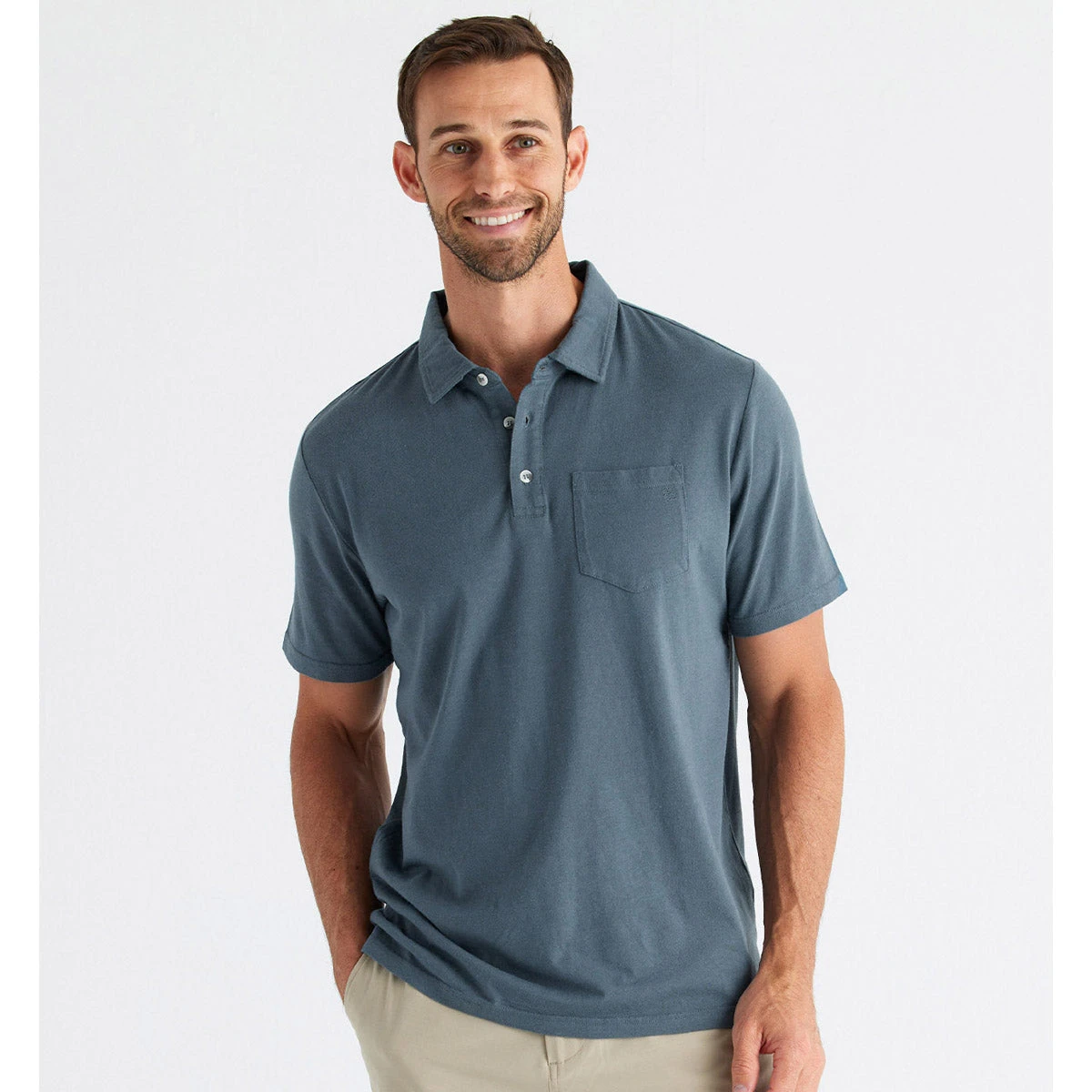 Men's Bamboo Heritage Polo 8 Men's Bamboo Heritage Polo - Image 8