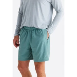 Men's Lined Breeze Short - 7.5" -Urban Trail Sales Store lined breeze short sabal green men 1 4