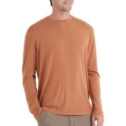 Men's Bamboo Midweight Long Sleeve -Urban Trail Sales Store midweight long sleeve desert sun men top 1 2